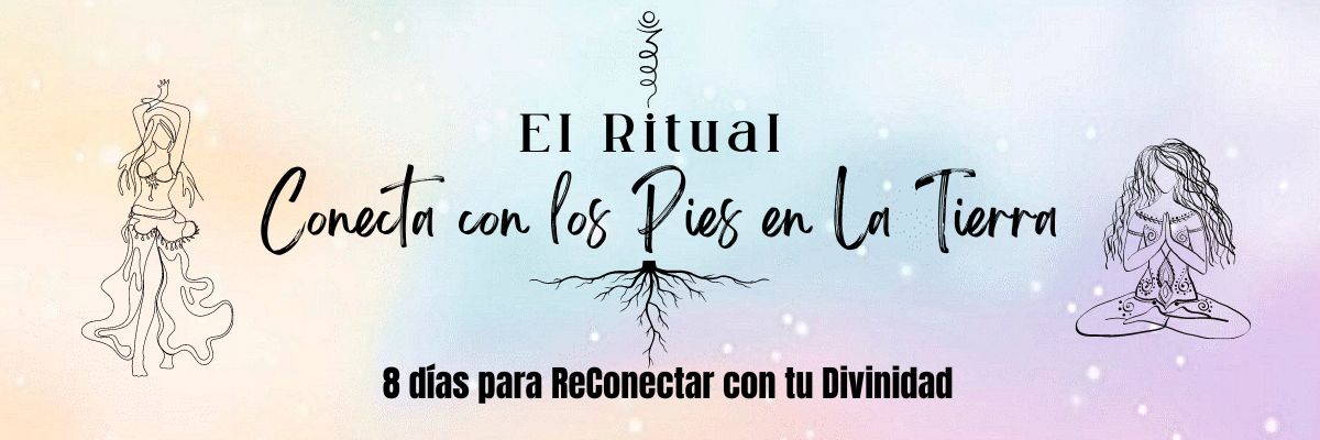 El ritual conecta con los pies en la tierra